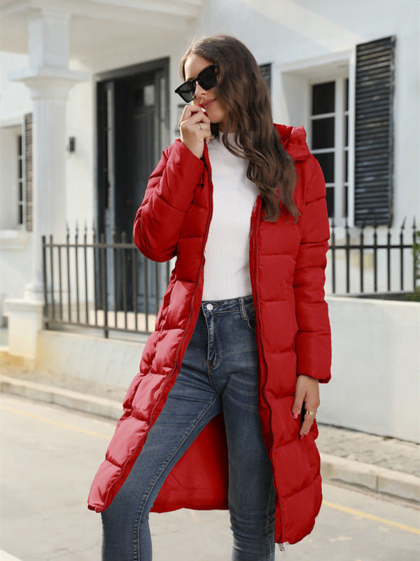 Blue Zone Planet | winter mid-length slim cotton jacket warm down cotton jacket BLUE ZONE PLANET
