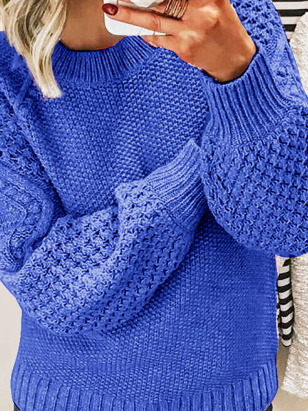 Blue Zone Planet | warm thick knitted pullover sweater BLUE ZONE PLANET