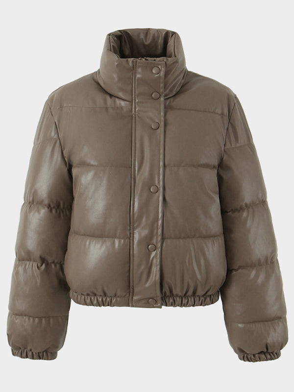 Blue Zone Planet | short simple stand collar down jacket BLUE ZONE PLANET