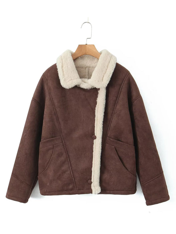 Blue Zone Planet | Retro Lamb Wool Jacket BLUE ZONE PLANET
