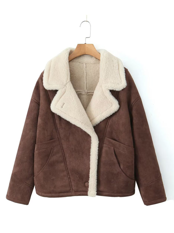 Blue Zone Planet | Retro Lamb Wool Jacket BLUE ZONE PLANET