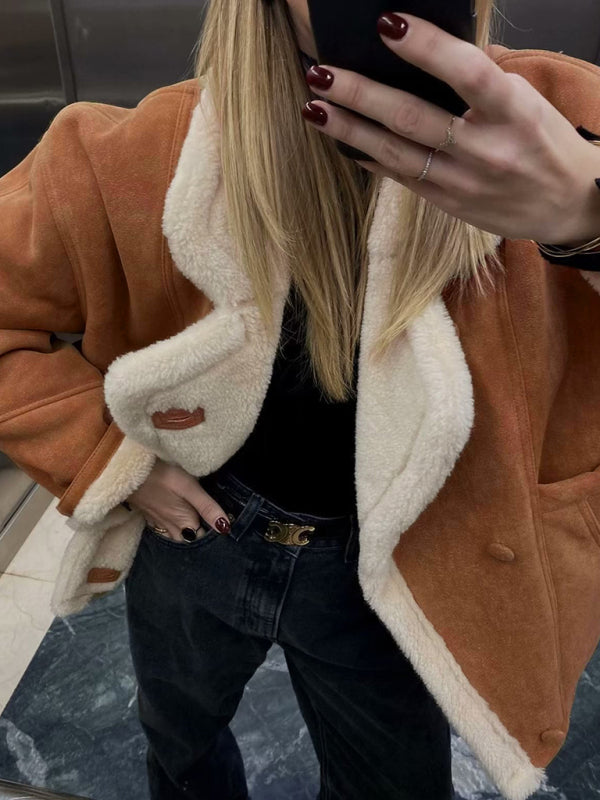 Blue Zone Planet | Retro Lamb Wool Jacket BLUE ZONE PLANET