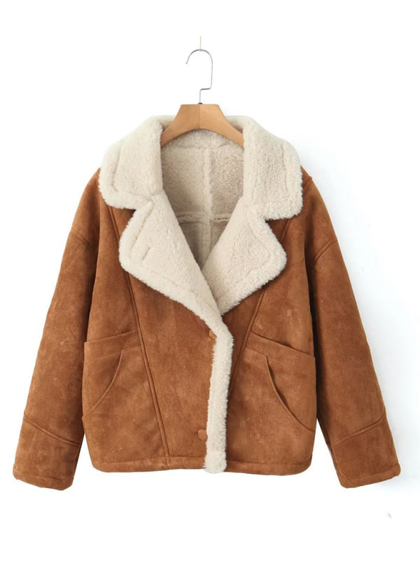 Blue Zone Planet | Retro Lamb Wool Jacket BLUE ZONE PLANET