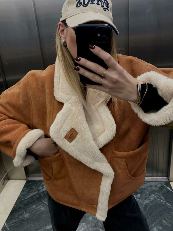 Blue Zone Planet | Retro Lamb Wool Jacket BLUE ZONE PLANET