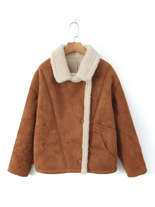 Blue Zone Planet | Retro Lamb Wool Jacket BLUE ZONE PLANET
