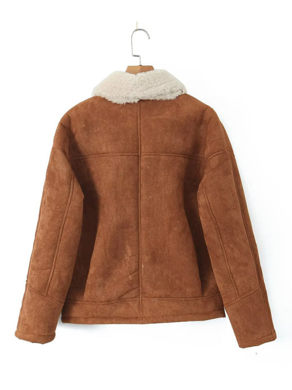 Blue Zone Planet | Retro Lamb Wool Jacket BLUE ZONE PLANET