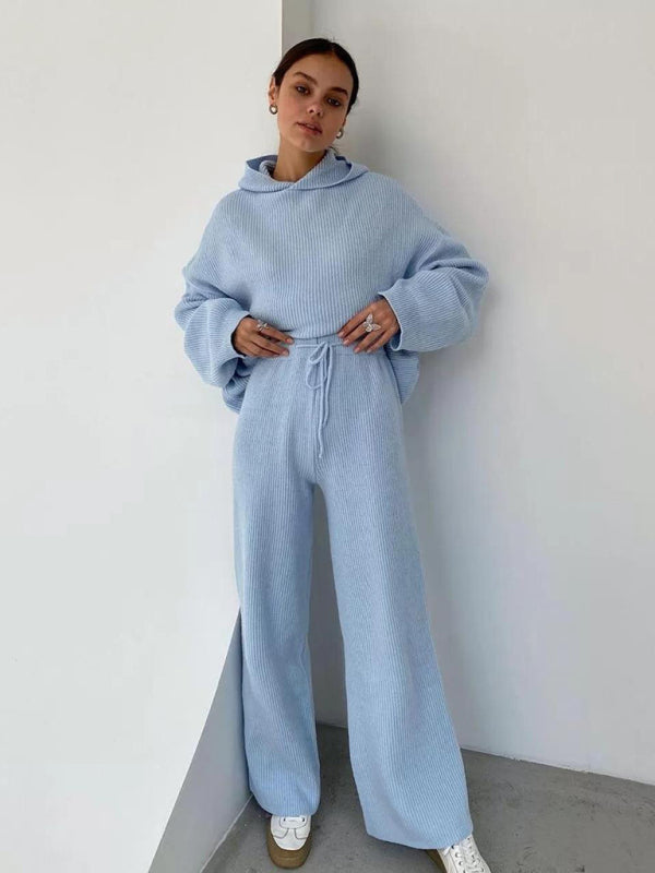 Blue Zone Planet | Home Sports Sweatshirt Set Two-Piece Set BLUE ZONE PLANET