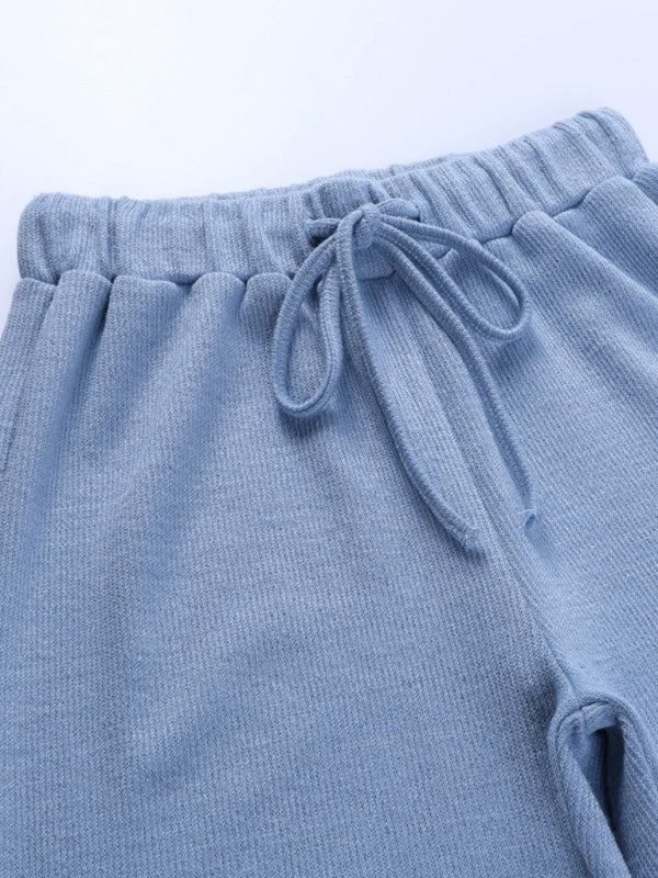 Blue Zone Planet | Home Sports Sweatshirt Set Two-Piece Set BLUE ZONE PLANET