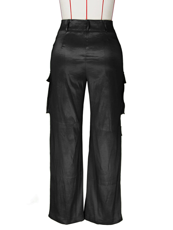 multi-pocket cargo trousers BLUE ZONE PLANET