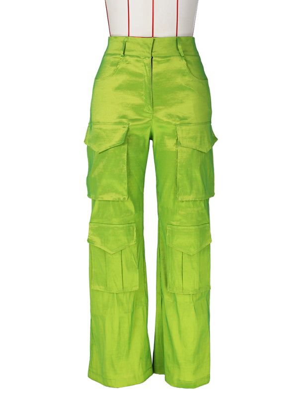 multi-pocket cargo trousers BLUE ZONE PLANET