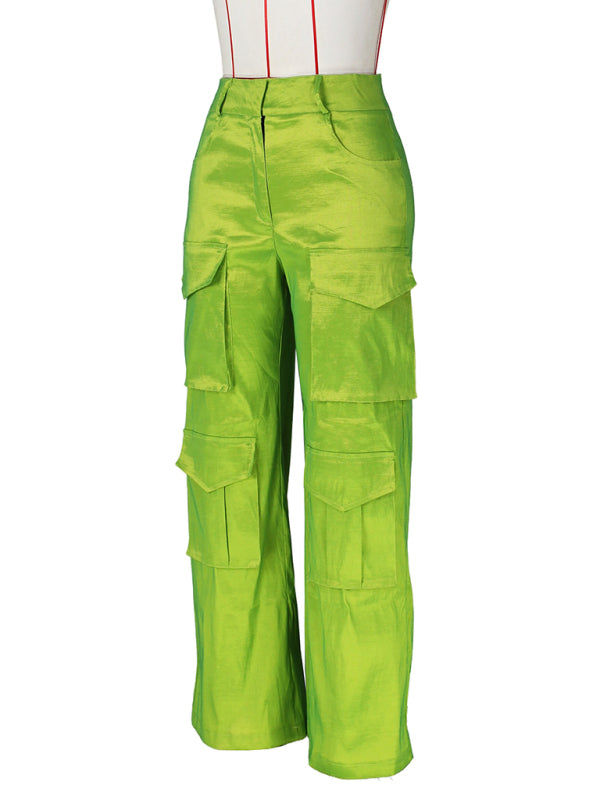 multi-pocket cargo trousers BLUE ZONE PLANET