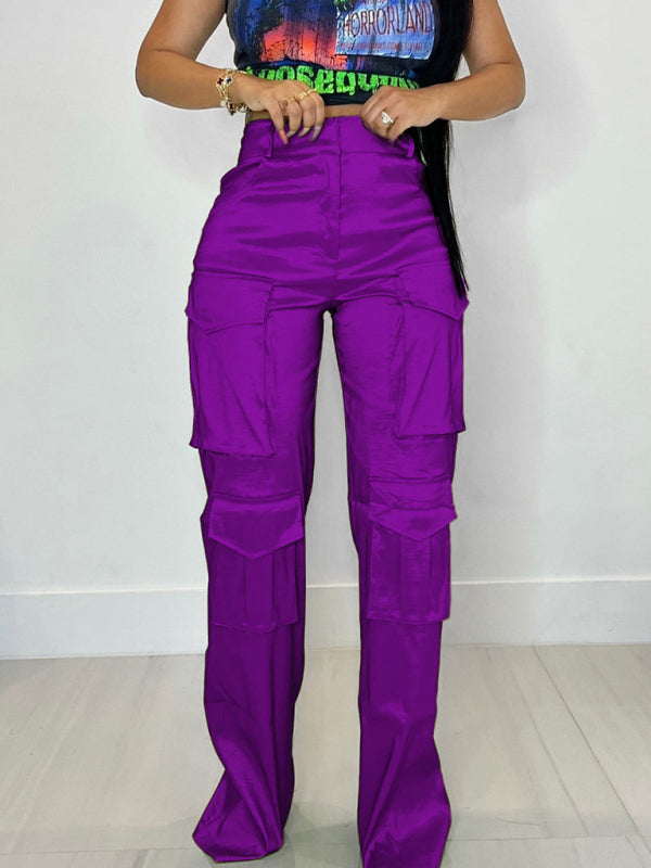multi-pocket cargo trousers BLUE ZONE PLANET