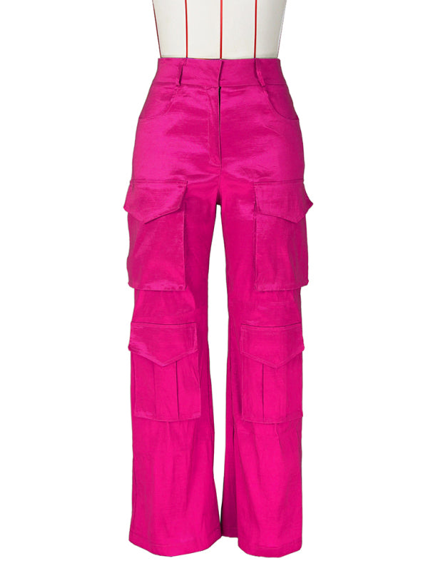 multi-pocket cargo trousers BLUE ZONE PLANET