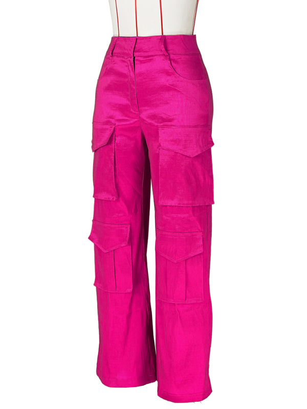 multi-pocket cargo trousers BLUE ZONE PLANET