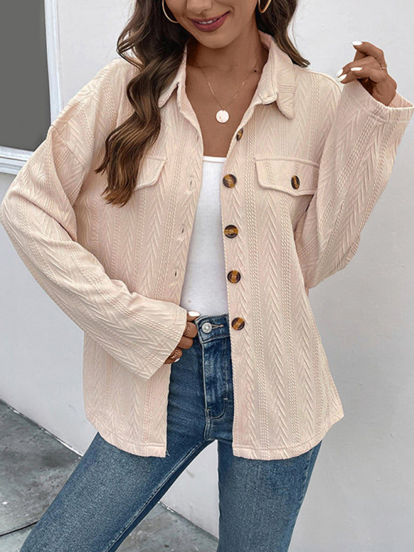 Blue Zone Planet | Lapel Cardigan Jacket BLUE ZONE PLANET