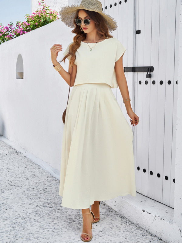 Blue Zone Planet | spring and summer sleeveless top and long skirt suit BLUE ZONE PLANET