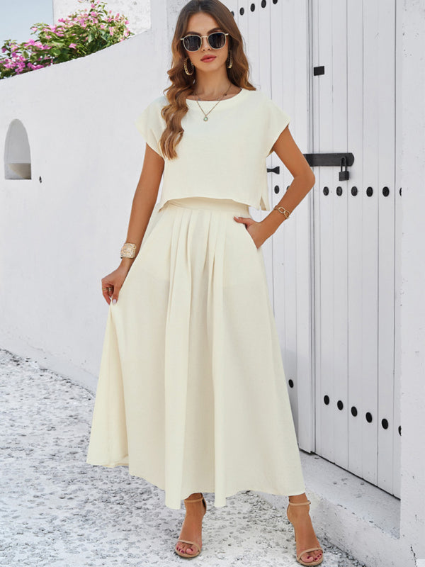 Blue Zone Planet | spring and summer sleeveless top and long skirt suit BLUE ZONE PLANET