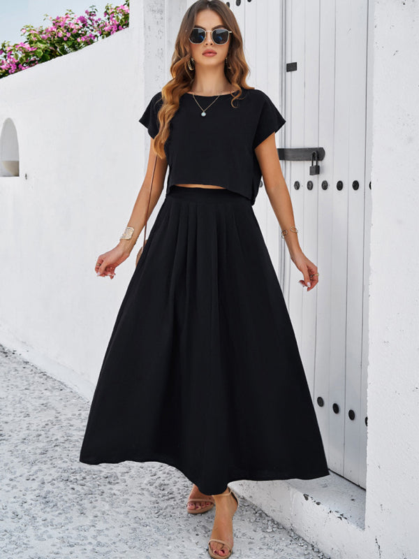 Blue Zone Planet | spring and summer sleeveless top and long skirt suit BLUE ZONE PLANET