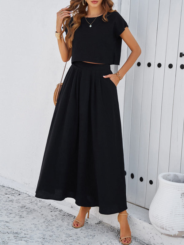 Blue Zone Planet | spring and summer sleeveless top and long skirt suit BLUE ZONE PLANET