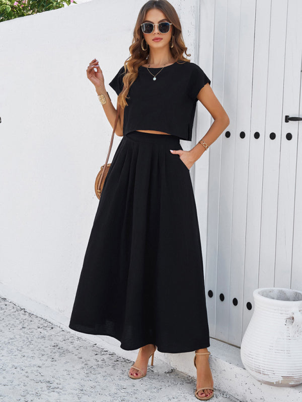 Blue Zone Planet | spring and summer sleeveless top and long skirt suit BLUE ZONE PLANET