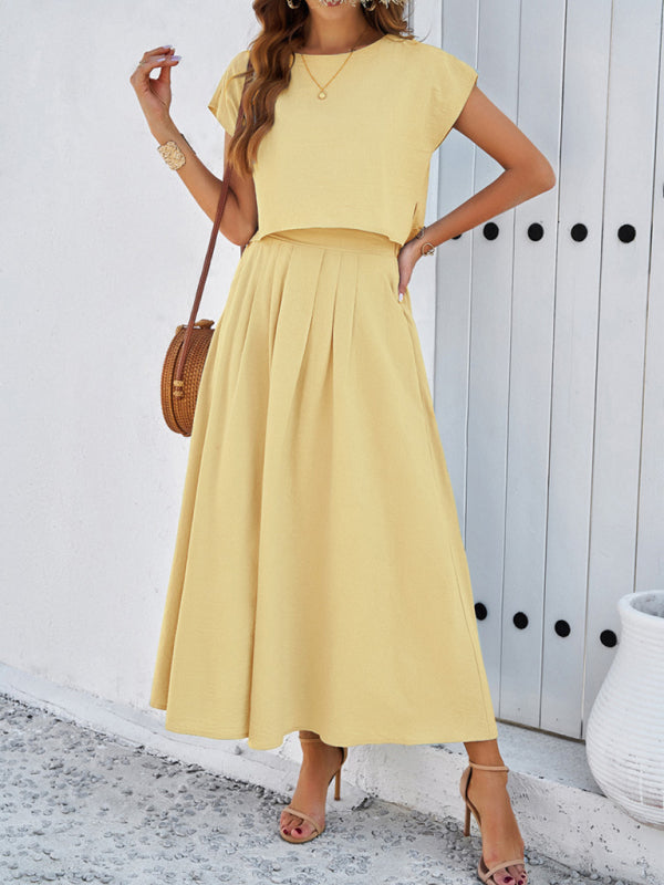Blue Zone Planet | spring and summer sleeveless top and long skirt suit BLUE ZONE PLANET