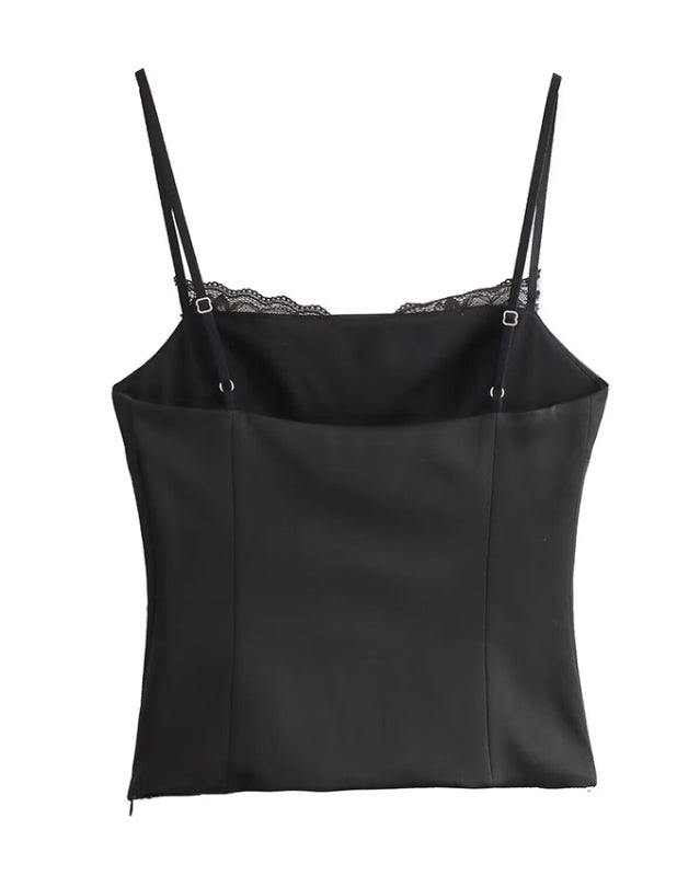 Blue Zone Planet | able and versatile slim fit satin camisole BLUE ZONE PLANET