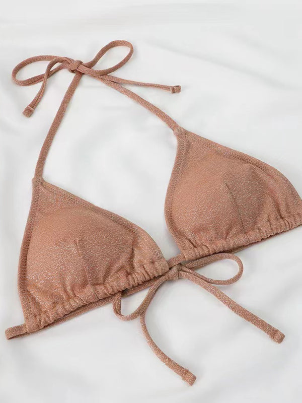 Blue Zone Planet | split backless strappy bikini BLUE ZONE PLANET