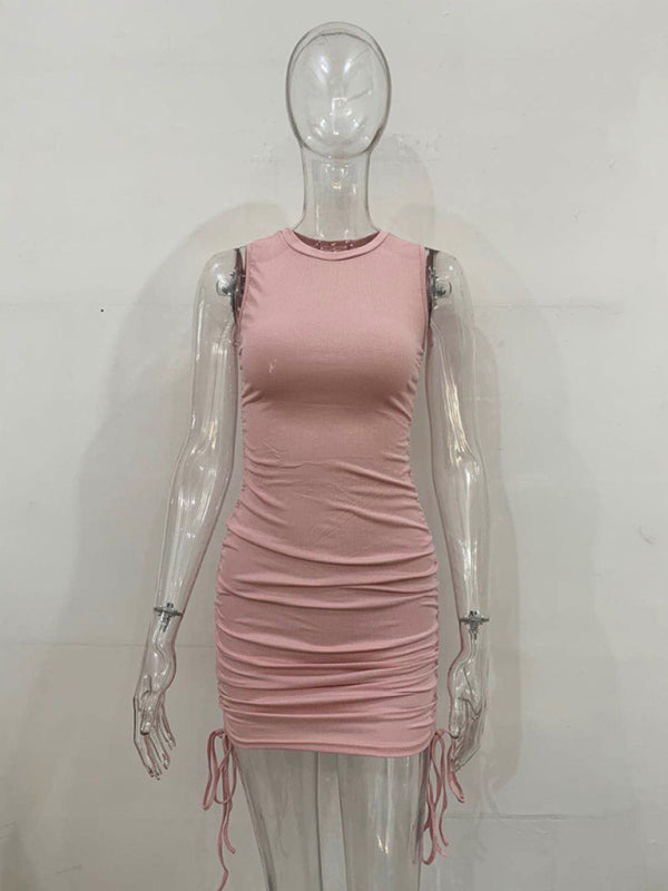 Blue Zone Planet | slim fit hip-hugging vest dress BLUE ZONE PLANET
