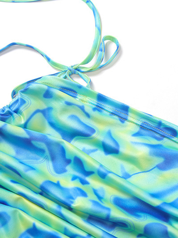 Blue Zone Planet |  inner vest, butt-covering skirt, swimsuit and bikini set BLUE ZONE PLANET