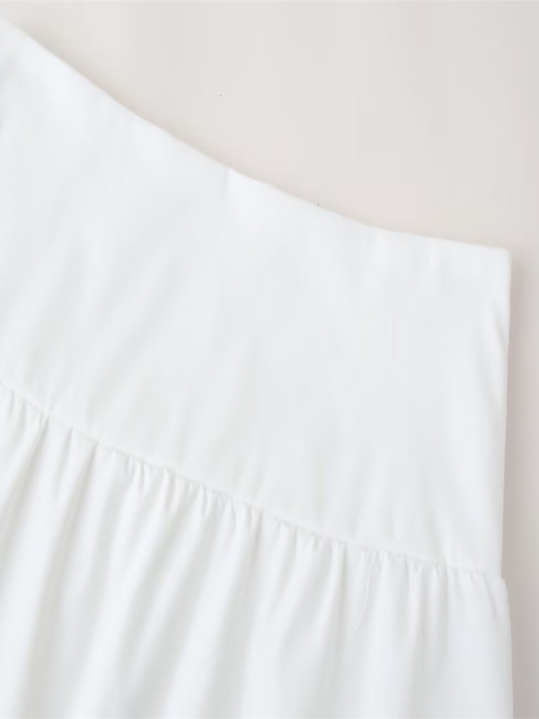 Blue Zone Planet | hot girl one-shoulder pleated solid color sleeveless tube top BLUE ZONE PLANET