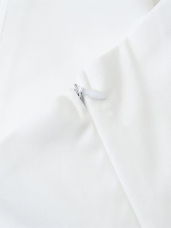 Blue Zone Planet | hot girl one-shoulder pleated solid color sleeveless tube top BLUE ZONE PLANET