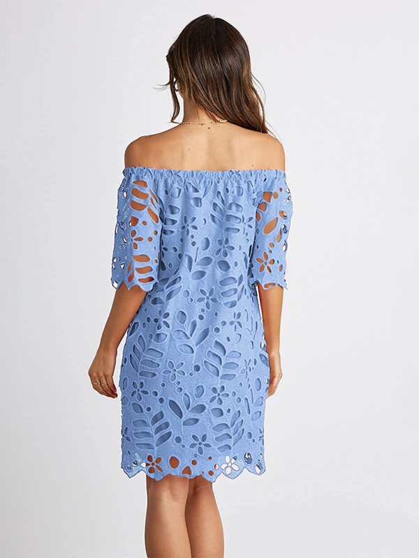 Blue Zone Planet | tube top one shoulder hollow dress BLUE ZONE PLANET
