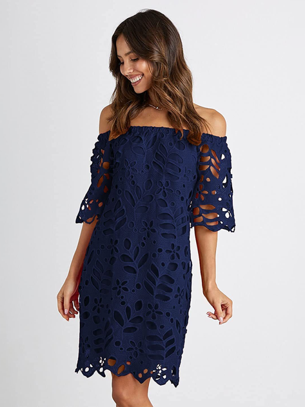 Blue Zone Planet | tube top one shoulder hollow dress BLUE ZONE PLANET