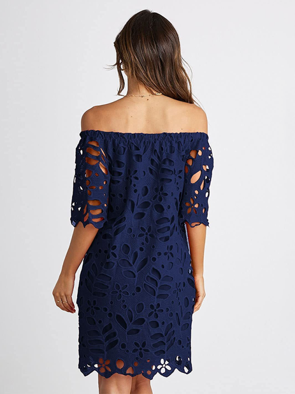 Blue Zone Planet | tube top one shoulder hollow dress BLUE ZONE PLANET
