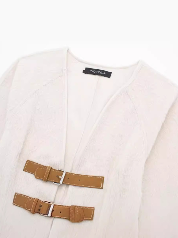 Blue Zone Planet | Linda's Soft Long-Sleeved Jacket with Tie Straps BLUE ZONE PLANET