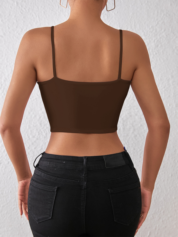 Blue Zone Planet |  Spring and summer midriff-baring camisole BLUE ZONE PLANET