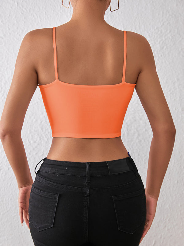 Blue Zone Planet |  Spring and summer midriff-baring camisole BLUE ZONE PLANET