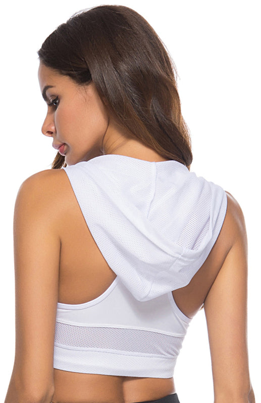 Blue Zone Planet | Running Quick Dry Yoga Vest with Hood BLUE ZONE PLANET