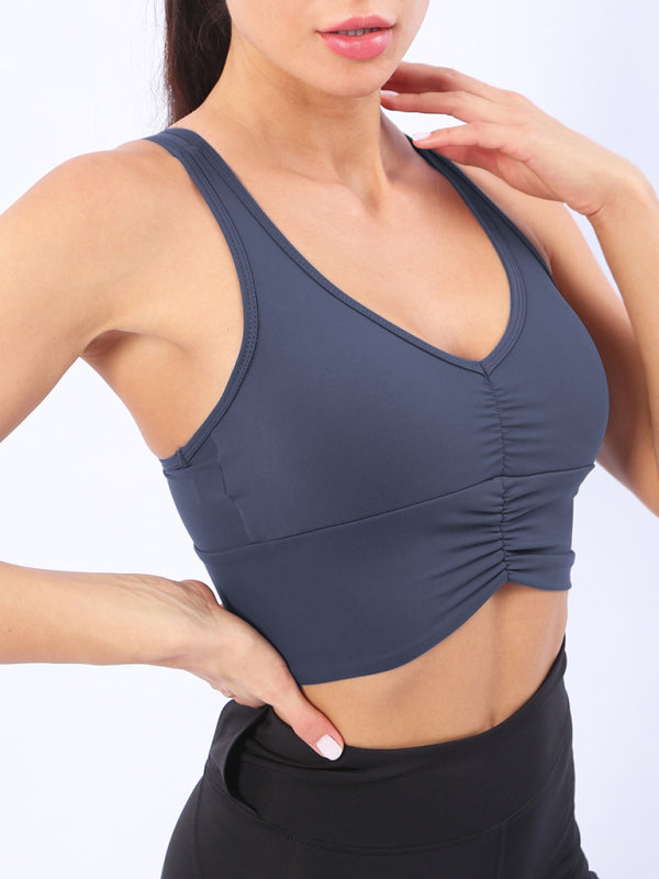 Medium Strength Shockproof Support Sports Bra BLUE ZONE PLANET