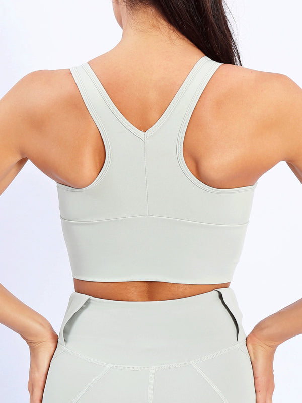 Medium Strength Shockproof Support Sports Bra BLUE ZONE PLANET