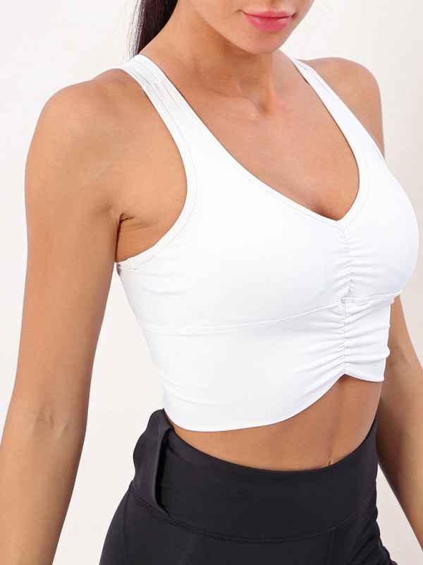 Medium Strength Shockproof Support Sports Bra BLUE ZONE PLANET