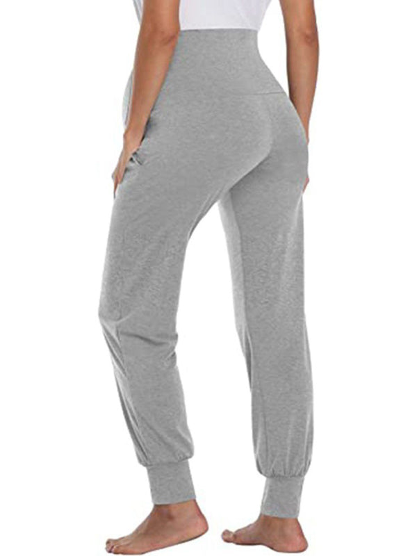 Blue Zone Planet | Maternity wear solid color pocket belly trousers BLUE ZONE PLANET