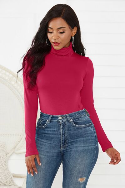 Blue Zone Planet | Turtleneck Long Sleeve Bodysuit BLUE ZONE PLANET