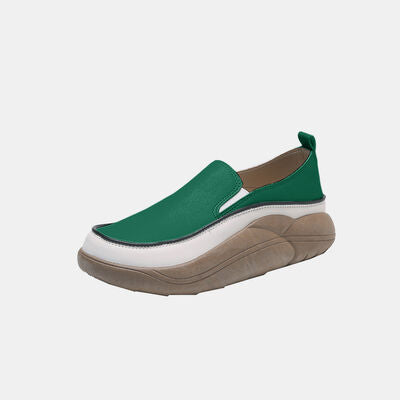 Blue Zone Planet |  Chunky Slip On Shoes BLUE ZONE PLANET