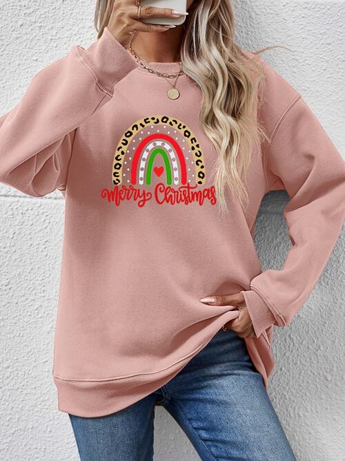 MERRY CHRISTMAS Graphic Sweatshirt BLUE ZONE PLANET