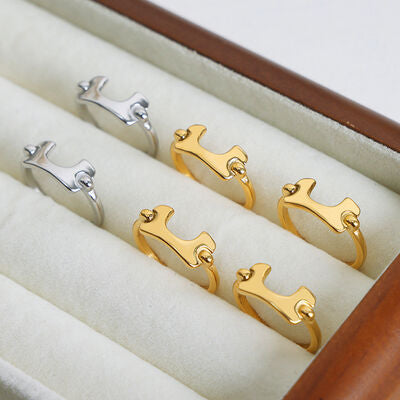 Blue Zone Planet | 18K Gold-Plated Irregular Open Ring BLUE ZONE PLANET