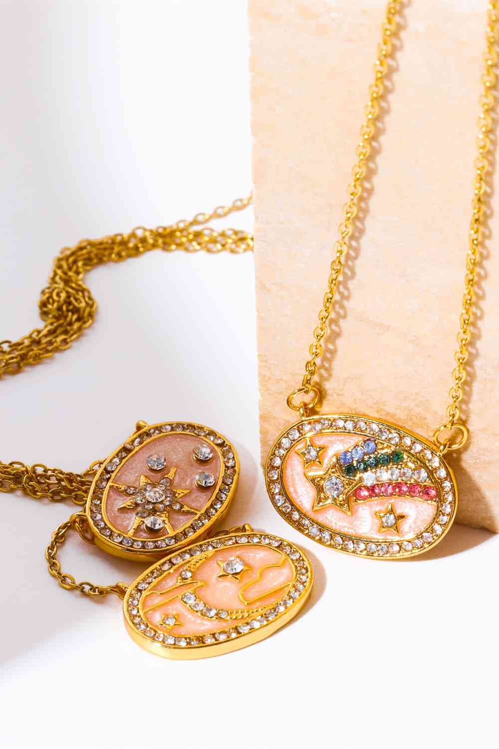 Blue Zone Planet |  Stars in the Plate Pendant Copper Necklace BLUE ZONE PLANET