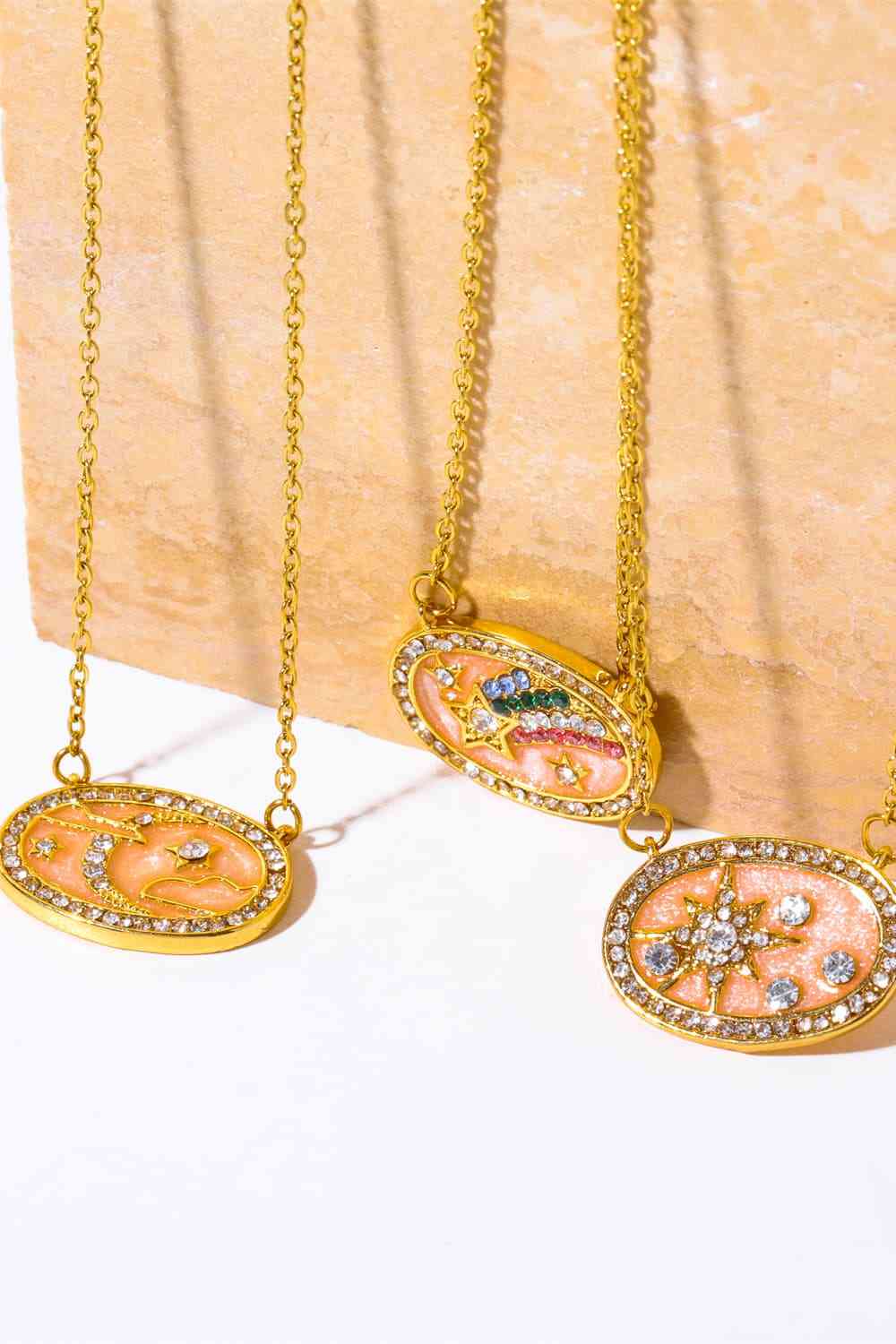 Blue Zone Planet |  Stars in the Plate Pendant Copper Necklace BLUE ZONE PLANET