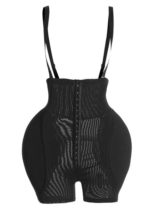 Full Size Hook-and-Eye Under-Bust Shaping Bodysuit BLUE ZONE PLANET