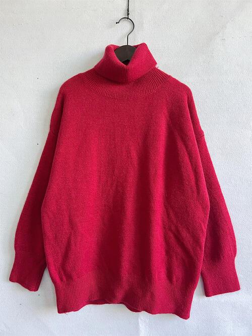 Blue Zone Planet | Turtleneck Long Sleeve Sweater BLUE ZONE PLANET